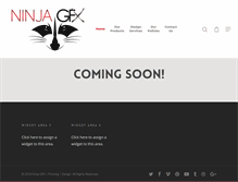 Tablet Screenshot of ninjagfx.com